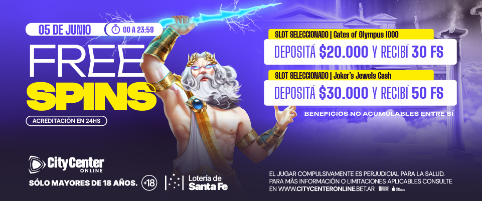 30-50 FREE SPINS