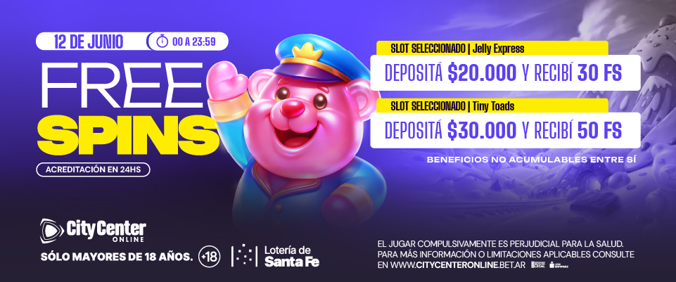 30-50 FREE SPINS