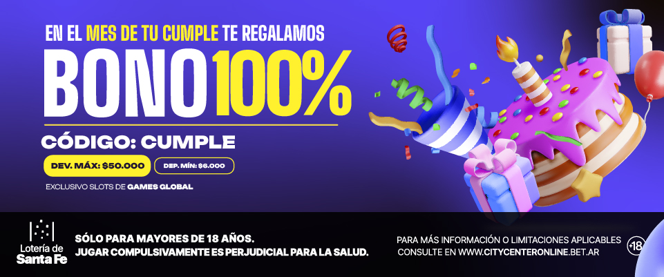 BONOS CUMPLEAÑOS